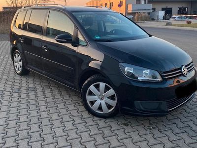 Gebraucht VW Touran Comfortline 105 PS (77 kW) 2012 Schwarz Van / Kleinbus