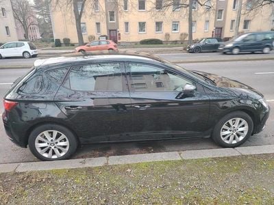 Usata Seat Leon Style 116 CV (85 kW) 2016 Nero Berlina
