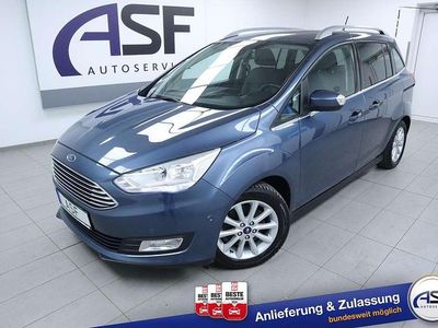 Gebraucht Ford Grand C-Max Titanium 150 PS (110 kW) 2019 Chromablau metallic Van / Kleinbus