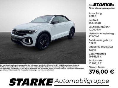 Gebraucht VW T-Roc Cabriolet Style 150 PS (110 kW) 2022 Weiß Cabrio