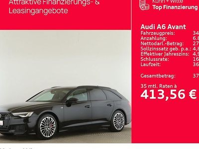Brillantschwarz Gebraucht 2021 Audi A6 Sport Kombi | 33.350 € (Superpreis)