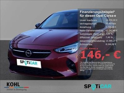 Usata Opel Corsa-e 100 kW (136 CV) 2022 Rosso Utilitaria