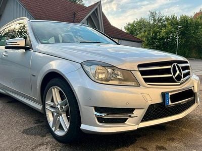 Usata Mercedes C180 AMG line 156 CV (114 kW) 2014 Argento Station wagon