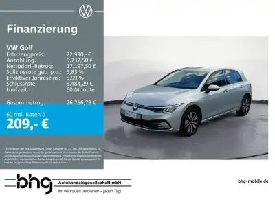 Gebraucht VW Golf VIII Move 110 PS (80 kW) 2024 Silber Limousine