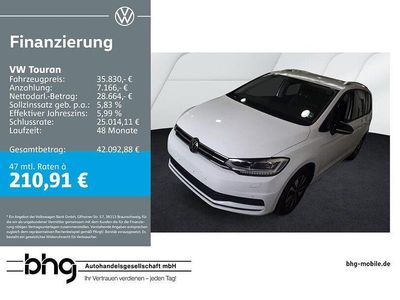 Gebraucht VW Touran Comfortline 150 PS (110 kW) 2025 Weiß Van / Kleinbus