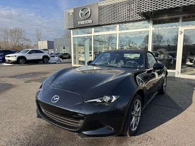 Neu Mazda MX5 Exclusive-Line 132 PS (97 kW) 2025 Schwarz Cabrio
