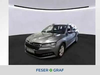 Gebraucht Skoda Superb Ambition 150 PS (110 kW) 2024 Graphitegrau Kombi