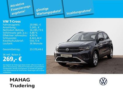 Grau Gebraucht 2025 VW T-Cross Goal SUV | 20.980 € (Fairer Preis)