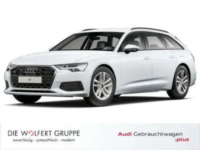 Gebraucht Audi A6 Ambiente 299 PS (219 kW) 2024 Gletscherweiß metallic Kombi