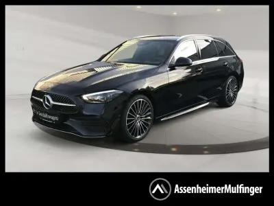 Gebraucht Mercedes C220 AMG 197 PS (144 kW) 2025 Metalliclack obsidianschwarz Kombi