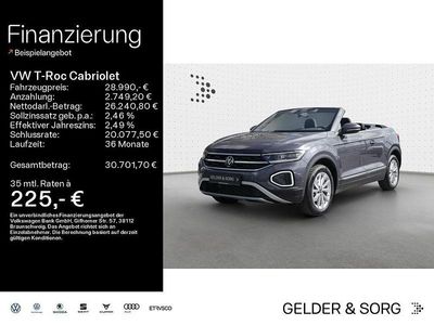 Usata VW T-Roc Cabriolet 116 CV (85 kW) 2025 Grigio Cabrio