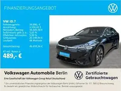 Gebraucht VW ID.7 Pro 210 kW (286 PS) 2024 Grenadillschwarz metallic Limousine