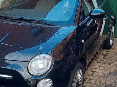 Gebraucht Fiat 500 Lounge 69 PS (50 kW) 2011 Schwarz Kleinwagen
