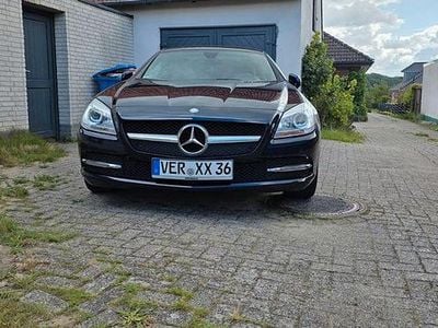 Gebraucht Mercedes SLK200 184 PS (135 kW) 2014 Blau Cabrio