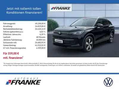 Neu VW Tiguan 131 PS (96 kW) 2026 Grenadillschwarz metallic SUV