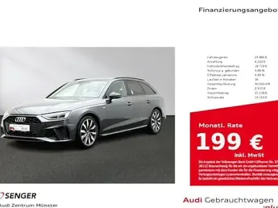 Occasion Audi A4 S-Line 150 ch (110 kW) 2023 Gris Break