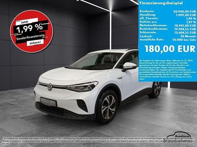 Gebraucht VW ID.4 Pure 108 kW (148 PS) 2021 Gletscherweiss (weiß) SUV