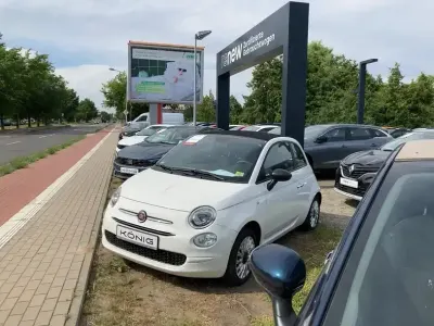 Gebraucht Fiat 500C Basis 69 PS (50 kW) 2023 Gelato weiß (5ca) Cabrio