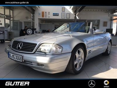 Gebraucht Mercedes SL320 224 PS (164 kW) 2002 Brillantsilber metallic metallic Cabrio