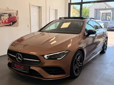 Gebraucht Mercedes CLA200 AMG 163 PS (119 kW) 2021 Gold Coupé