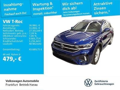 Gebraucht VW T-Roc R-line 150 PS (110 kW) 2025 Blau SUV
