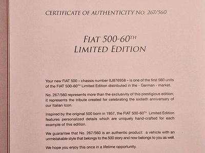 Gebraucht Fiat 500C Anniversary 69 PS (50 kW) 2017 Andere farben Cabrio