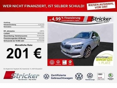Gebraucht Skoda Kamiq Style 110 PS (80 kW) 2023 Silber SUV