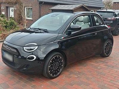 Second-hand Fiat 500e La Prima 86 kW (118 CP) 2020 Negru Cabrio