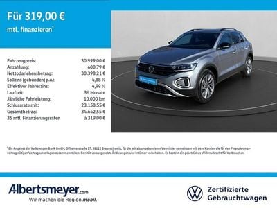 Gebraucht VW T-Roc Life 150 PS (110 kW) 2025 Silber SUV