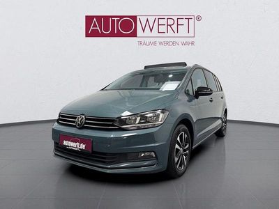 Gebraucht VW Touran IQ Drive 150 PS (110 kW) 2019 Petroleum blue metallic Van / Kleinbus