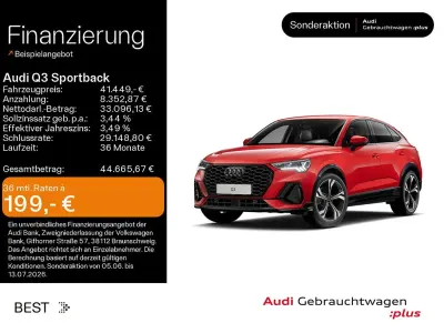 Gebraucht Audi Q3 Sportback S-Line 150 PS (110 kW) 2025 Progressivrot metallic SUV