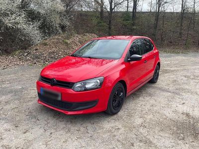 Gebraucht VW Polo Trendline 60 PS (44 kW) 2009 Rot Kleinwagen
