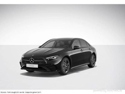 Gebraucht Mercedes A180 AMG 136 PS (100 kW) 2024 Unilack nachtschwarz Limousine