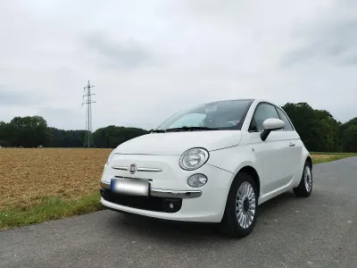 Używany Fiat 500 Lounge 69 KM (50 kW) 2010 Biały Hatchback