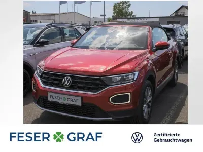 Gebraucht VW T-Roc Cabriolet Style 110 PS (80 kW) 2021 Rot Cabrio