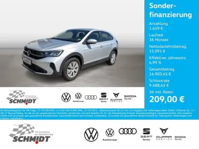 Käytetty VW Taigo Basis 95 HP (69 kW) 2023 Hopea Katumaasturi