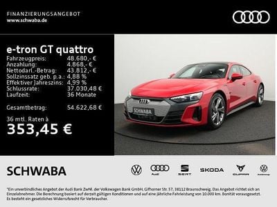 Gebraucht Audi e-tron GT quattro Sport 350 kW (476 PS) 2022 Rot Limousine