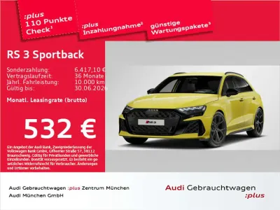 Brugt Audi RS3 Sport 400 HK (294 kW) 2025 Gul Sedan