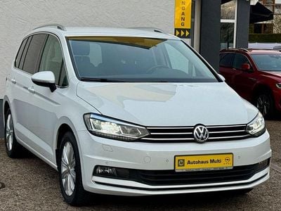 Gebraucht VW Touran Highline 150 PS (110 kW) 2018 Weiß Van / Kleinbus