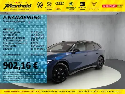 Second-hand VW ID.7 GTX 250 kW (340 CP) 2026 Albastru Break