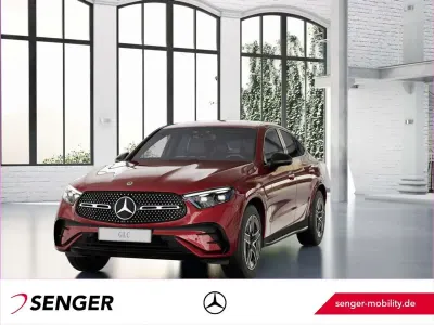 Używany Mercedes GLC400d Premium 381 KM (280 kW) 2023 Czerwony Coupe