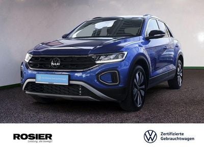 Gebraucht VW T-Roc Life 116 PS (85 kW) 2024 Blau / ravennablau SUV