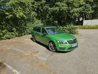 Gebraucht Skoda Octavia RS 184 PS (135 kW) 2015 Grün Kombi