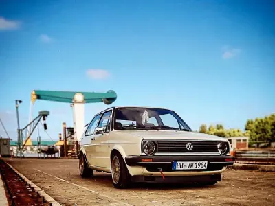 Gebraucht VW Golf II 75 PS (55 kW) 1984 Weiß Kleinwagen