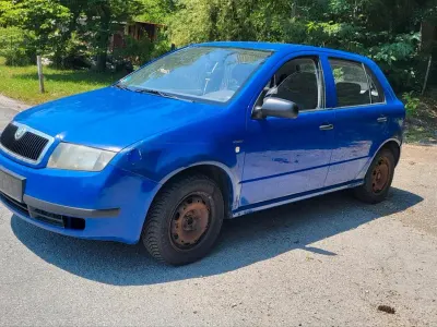 Gebraucht Skoda Fabia 55 PS (40 kW) 2004 Blau Kleinwagen