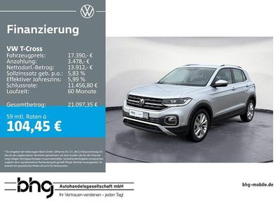 Gebraucht VW T-Cross Style 110 PS (80 kW) 2022 Silber SUV