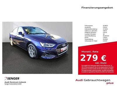 Navarrablau metallic Gebraucht 2021 Audi A4 Design Limousine | 22.880 € (Fairer Preis)