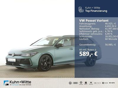 Usata VW Passat R-line 150 CV (110 kW) 2025 Verde Station wagon