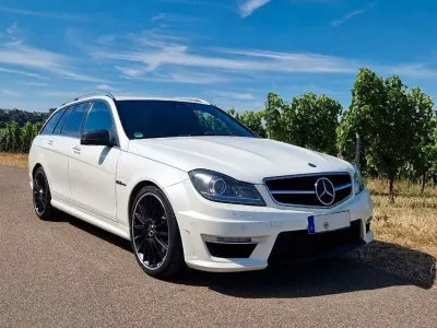 Gebraucht Mercedes C63 AMG AMG 487 PS (358 kW) 2012 Weiß Kombi