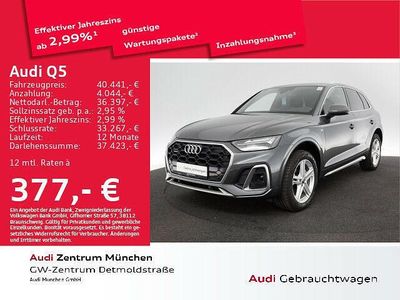 Gebraucht Audi Q5 Ambiente 204 PS (150 kW) 2022 Daytonagrau perleffekt SUV